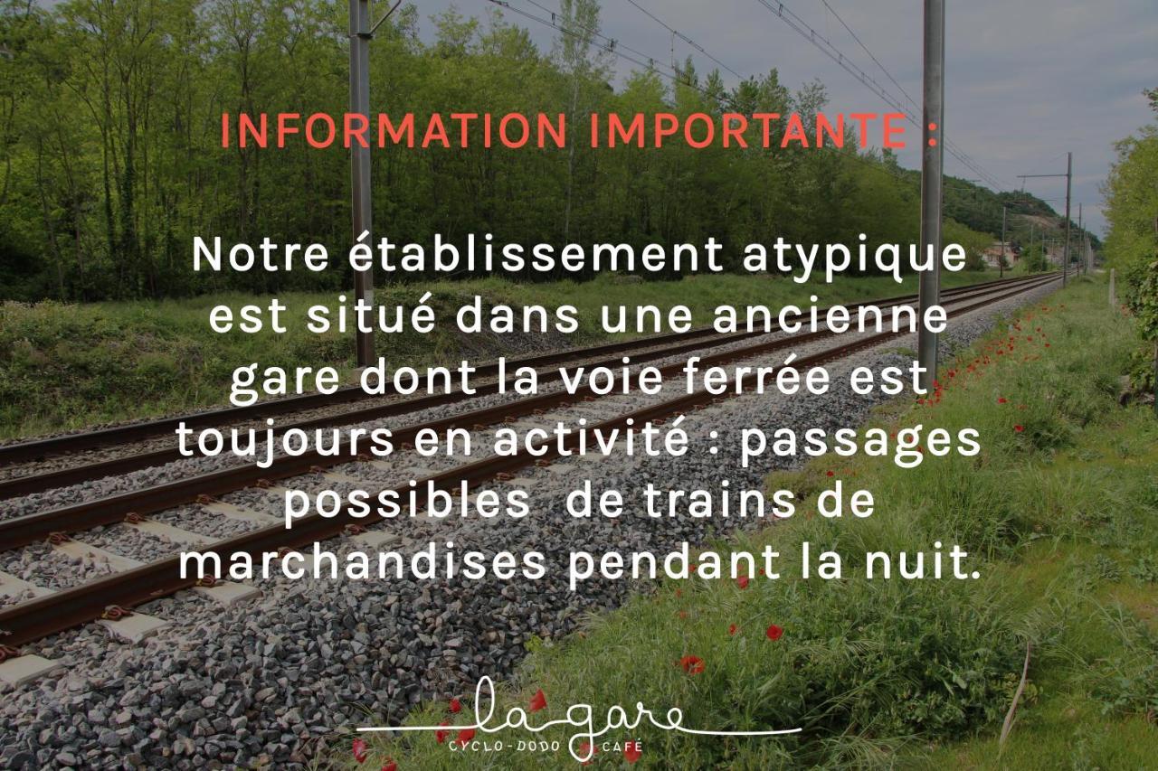 Hotel La Gare Soyons Esterno foto